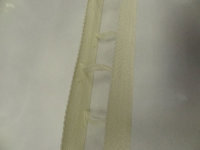 Restbestand - Leiterband für 35 mm Lamellen cremeweiss