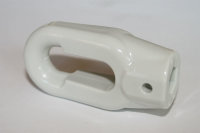Markisen&ouml;se oval aus Kunststoff grau Bohrung 10 mm Sechskant (auch f&uuml;r 10 mm rund geeignet)