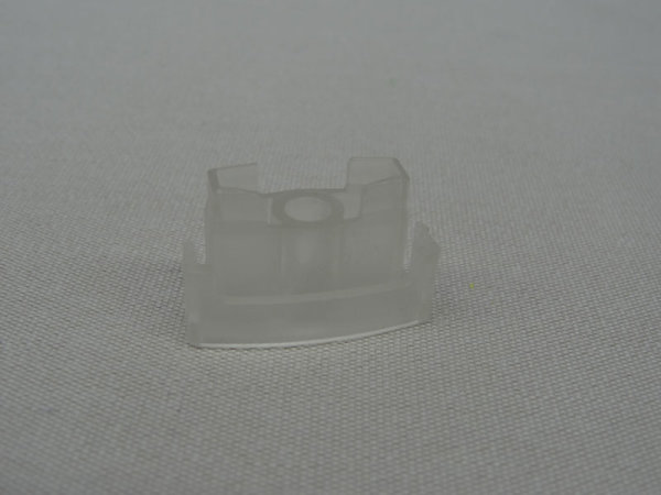 Endkappe 25 mm transparent