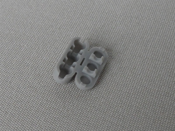 Kettenschlo&szlig; f&uuml;r 4,5 mm und 3,8 mm Perlketten - grau