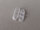 Kettenschloß für 4,5 mm und 3,8 mm Perlketten - weiß