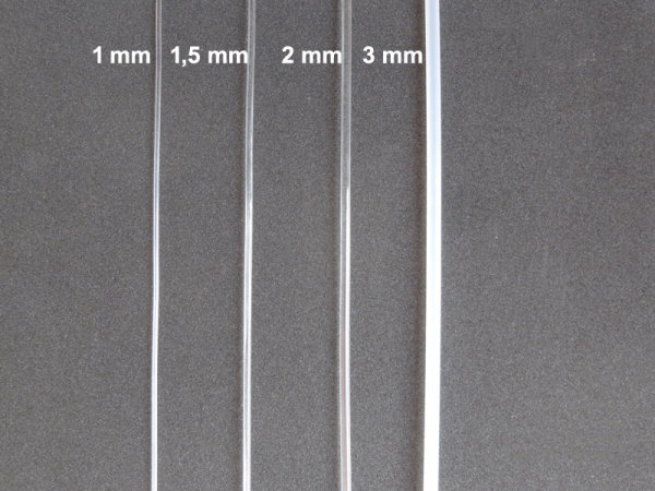 Spanndraht Perlon Transparent 1,0 mm