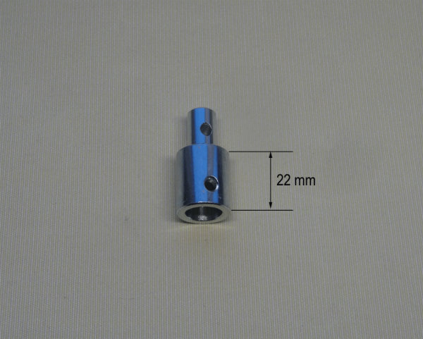 Verlängerungsstift für Kegelradgetriebe 22 mm