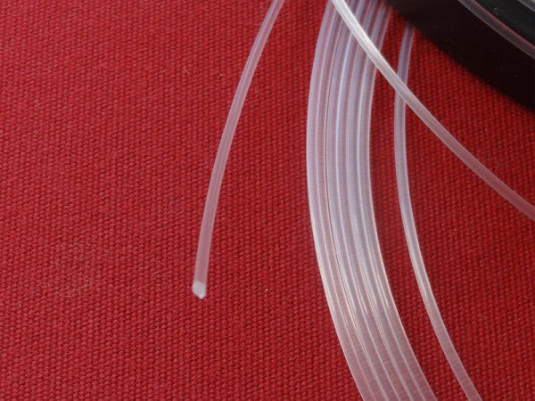 Spanndraht Nylon Transparent 1,4 mm