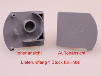 Deckel f&uuml;r Kettenzuggetriebe MHZ 25 x 25 mm, 6 mm...