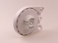 Warema-Rollo-Kettenzuggetriebe, weiß, PVC ohne Zubehör für Kassetten-Rollo
