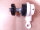Markisen-Kegelradgetriebe 4,4:1 rechts f&uuml;r 78 mm Nutrohr, wei&szlig; mit PVC-&Ouml;se rund, Anschlag einstellbar